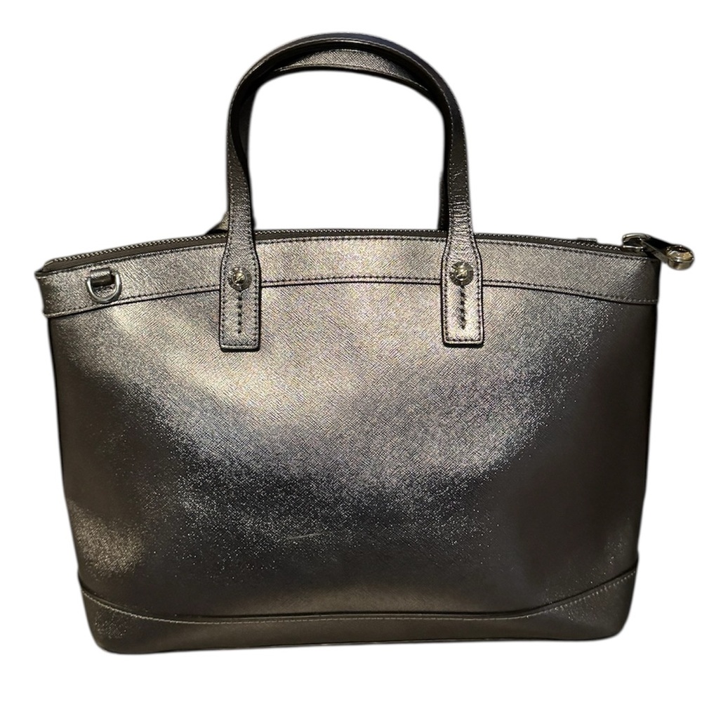 Henri Bendel Saffiano Leather Top Handle Bag - Picture 3 of 7